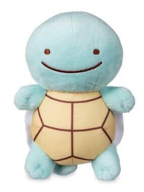 RARE JUMBO 16” 2016 Pokémon Center Ditto Squirtle Plush JP Tag AUTHENTIC